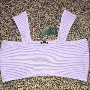 🆕Wild Fable Lavender Ribbed Crop Top Various Sizes | NWT